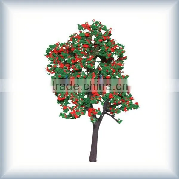 Colorful 3D decorated live christmas trees,CT007-160model tree for layout,good quality model tree,decorative model tree
