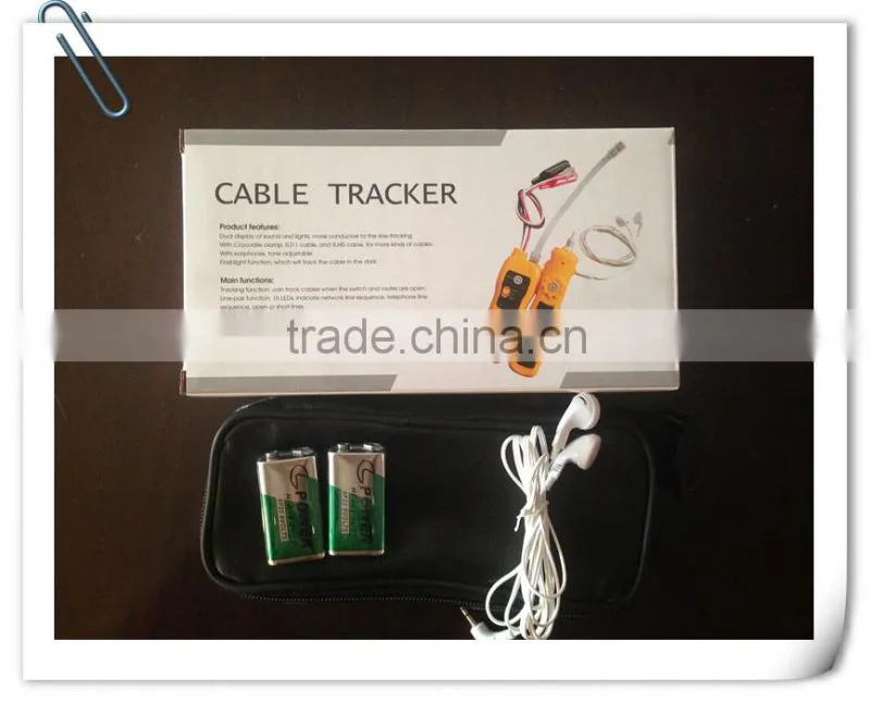 ST206 NETWORK CABLE TRACKER with RJ45/RJ11 test line/ cable tracker