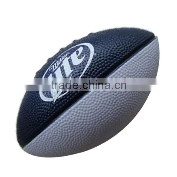 custom logo pu foam football rugby ball shape stress ball