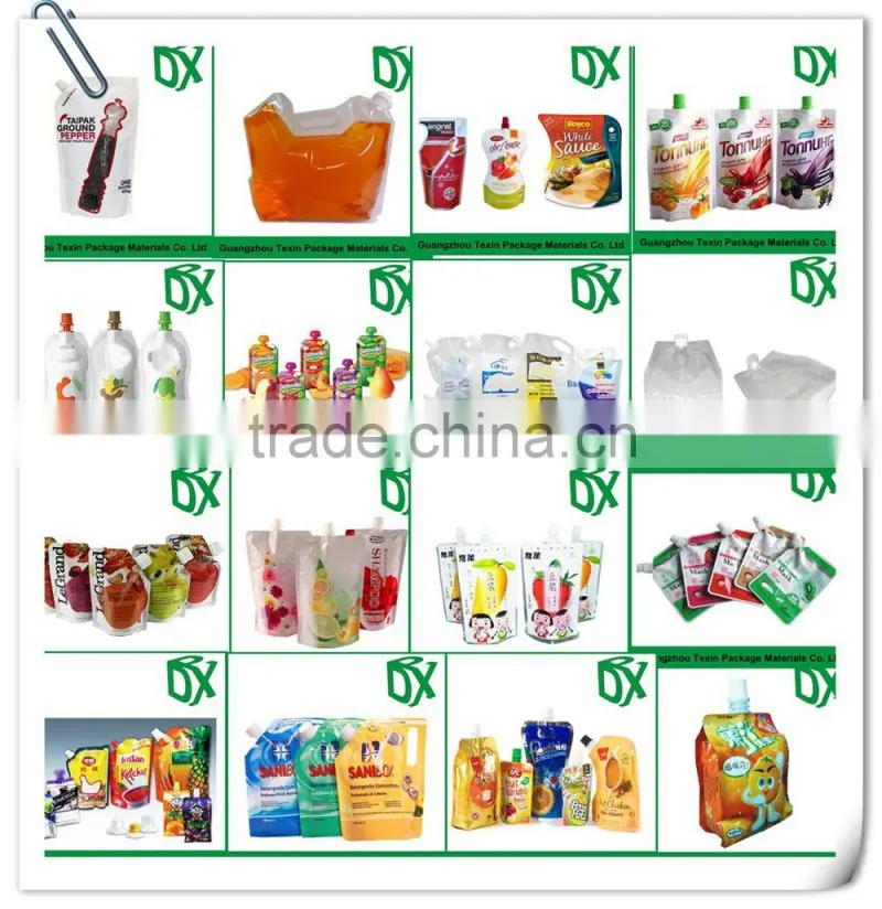 Good quality US chocolate powder zip lock plastic laminate packaging bag in guang zhou