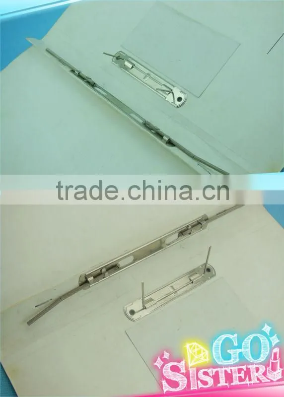 2014 top sale flat metal spring clips / spring fastener / spring file clips