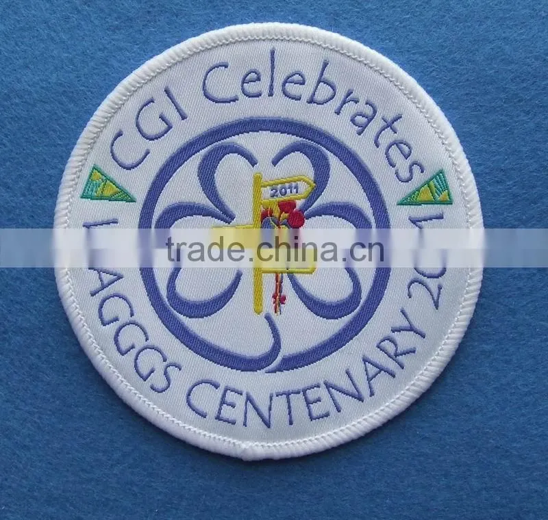 customer like woven badges for adult clothing
