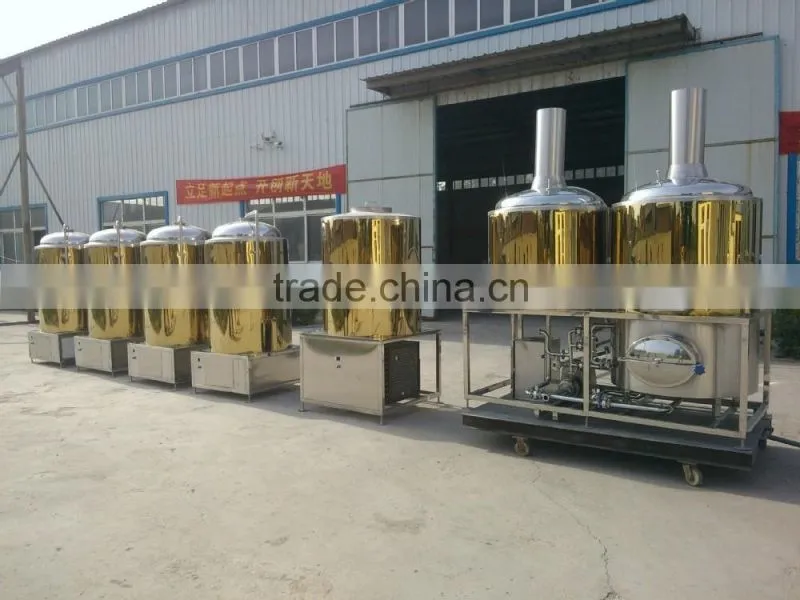 CE certificate 100l beer brewing equipment with electric heating using stainless steel 304