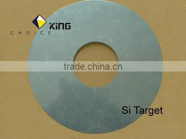 Poly silicon Si target Si 99.999% 0.005-0.02ohm-cm