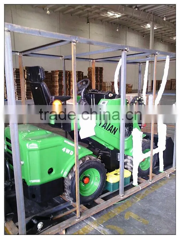 Mini garden tractor loader, small lawn mower loader for sale