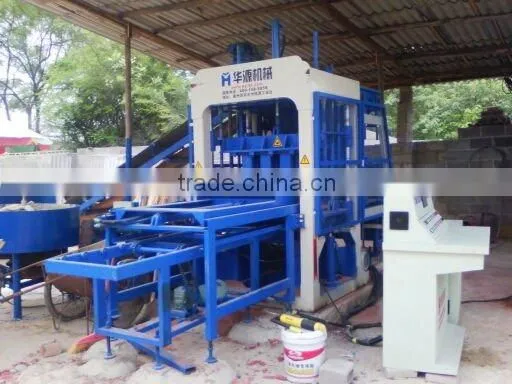 2013 the best price QT6-15 automatic manual hollow block making machine,concrete block factory for sale, fly ash brick machine