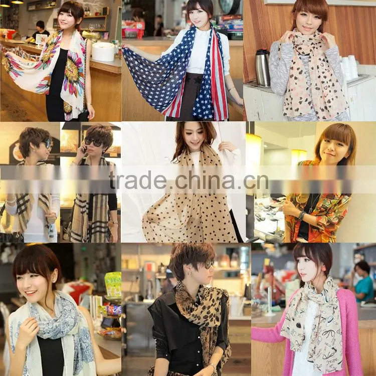 Hotsale fashion print scarf,cheap wholesale printing scarf,custom made scarf