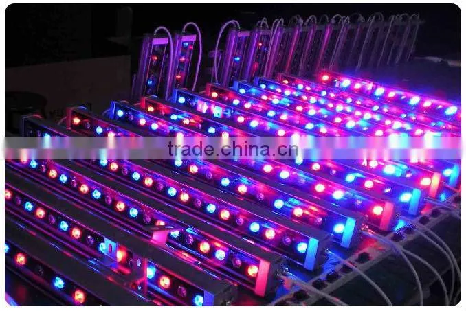 Professional 18pcs 18w IP65 3 in 1 rgb dmx led wall washer light
