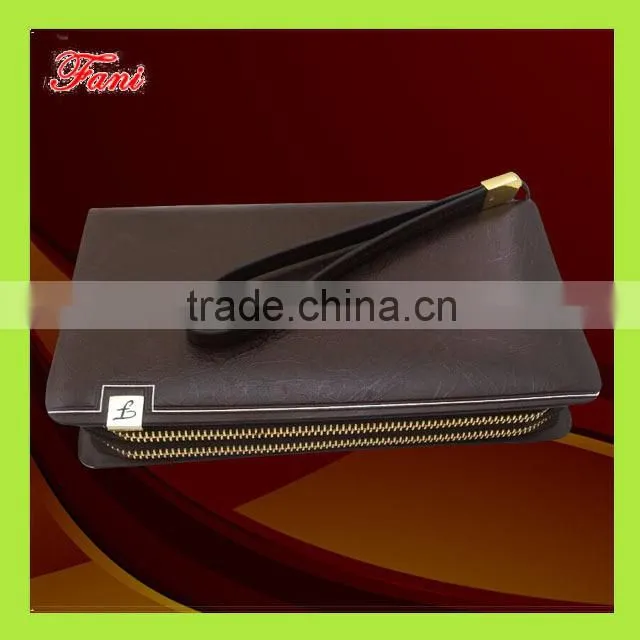 2015 fashion leather clutch bag for man