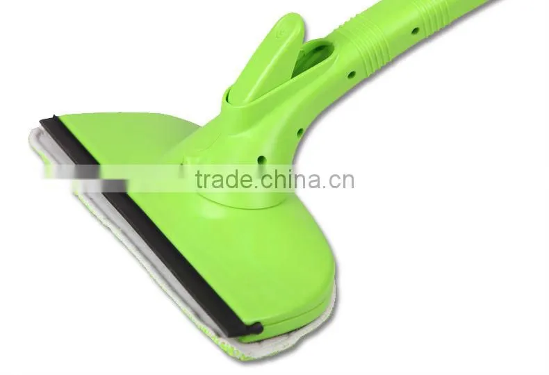 China BSCI short handle spray window felt squeegee, spray window cleaner