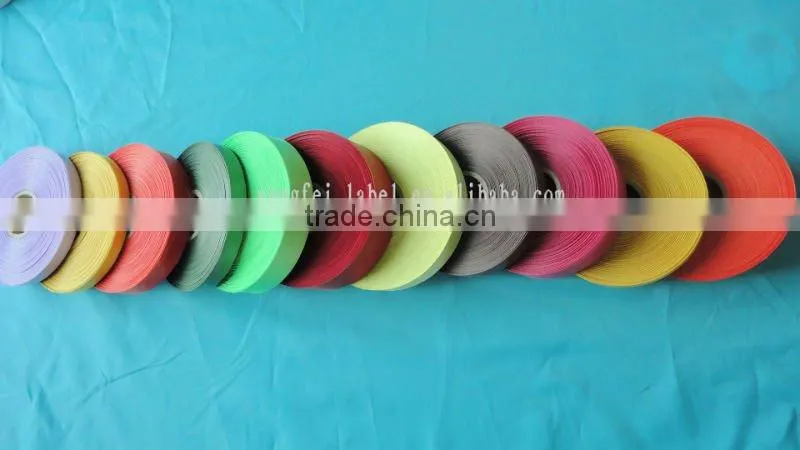 Color Coated Polyester Satin Ribbon Colthing Label