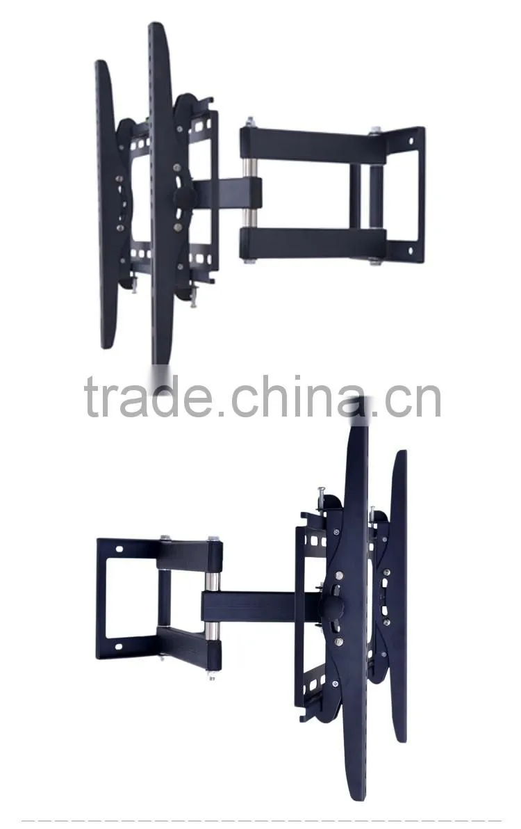 Hot sale factory full motion folding arms lcd plasma swivel tilt soporte TV wall mount for 26" - 55" flat screen