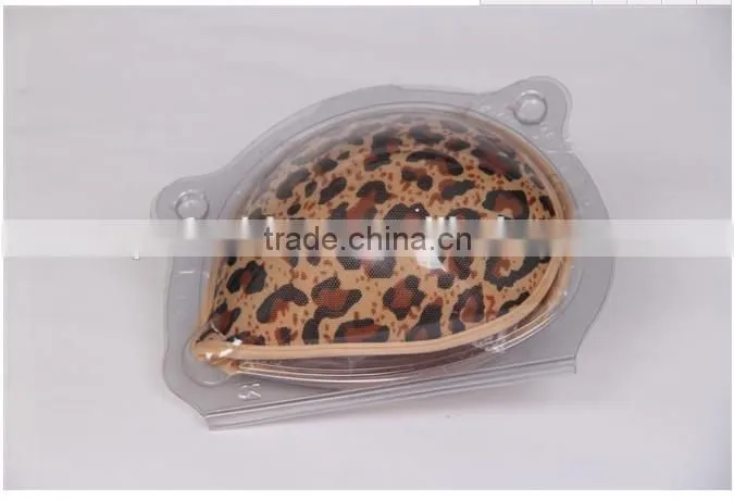 Sexy leopard adhesive bra for women