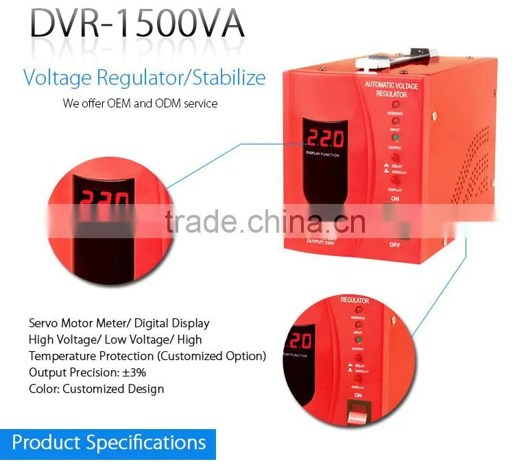 2016 recyclable used input avr for generator,automatic voltage regulator avr 1000va