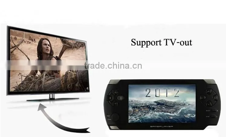 High speed TFT large screen 4.3inch Video Game Console MP5 Handheld Game Player many free games ebook/FM/Camera