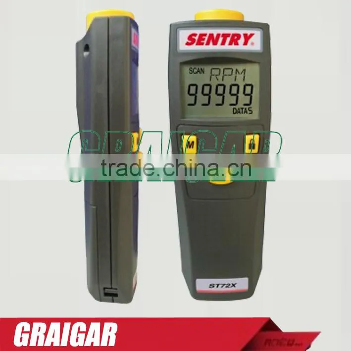 Digital tachometer SENTRY ST722 non-Contact and Contact Mode RPM Meter Laser Sighting