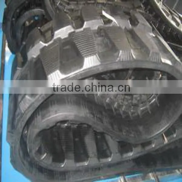 rubber track shoes/track pad for dozer parts, rubber links