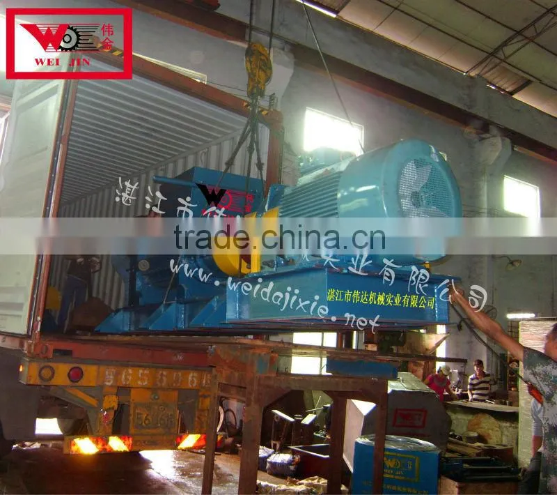 Made in China High Quality Industrial Twin Helix Breaking Crushing Cleaning Machine Low Noise