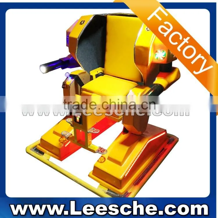 CE proved 360 degree rotating robot amusement machine kiddie ride arcade game machine for game center