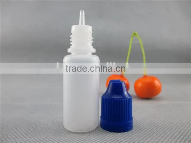 trade assurance supplier child safety cap 10 ml ldpe plastic bottle for ejuice oil