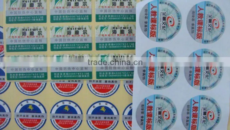 anti-counterfeit label