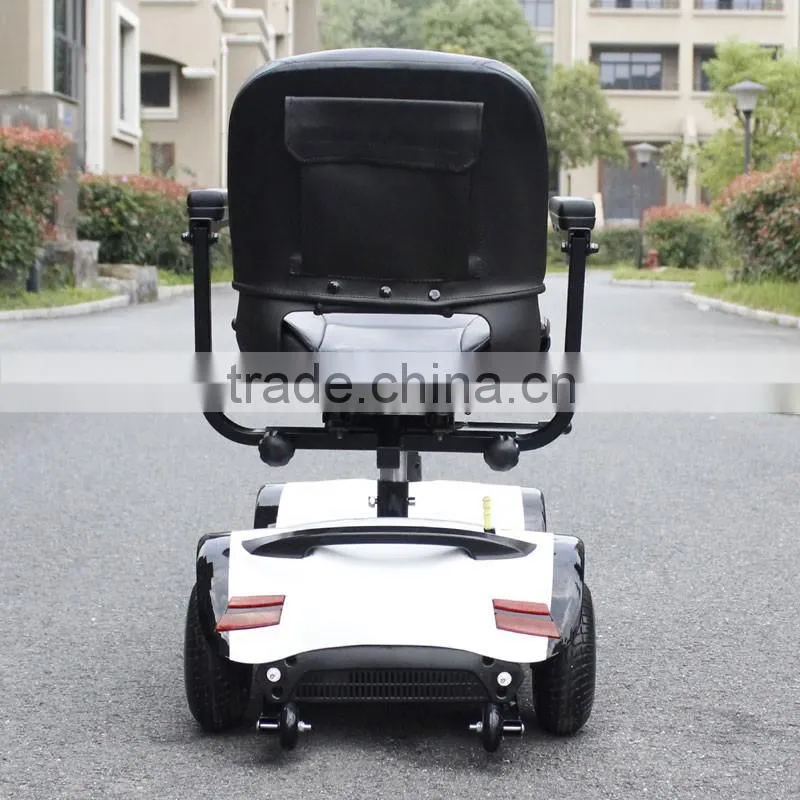 Cheaper price 4 wheels travel electric mobility scooter foldable easy carrying knee walker