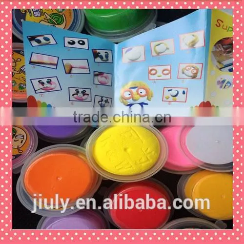 2014 Children super light DIY plasticine modeling color clay play dough