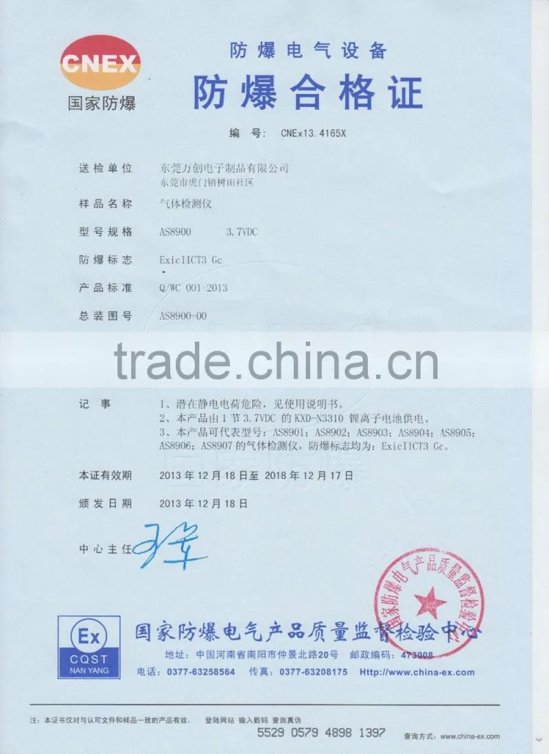 OEM Accepted No Relay Output 12V Gas Leakage Sensor