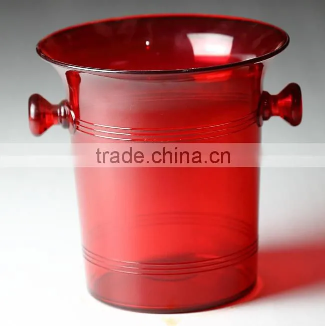 plastic wine tasting spittoons with handle and lid for promotion