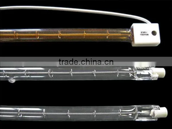 Infrared quartz halogen Tubular Heating Lamp