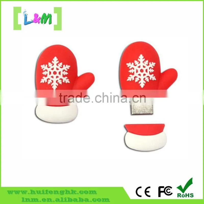 New Arrival Gift Christmas pvc usb flash drive for free sample free shipping 2015