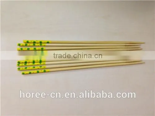 Japanese bamboo chopsticks with design