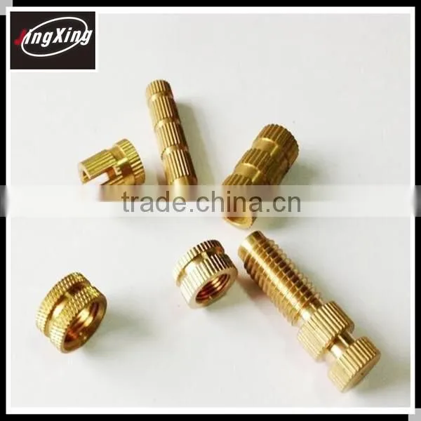 M3X22 Long straight Brass Knurled Threaded Inserts Nut