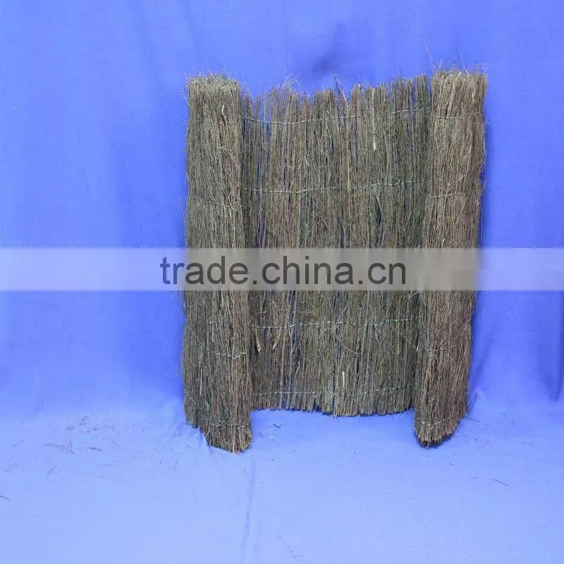 Brushwood fence used for garden decoration