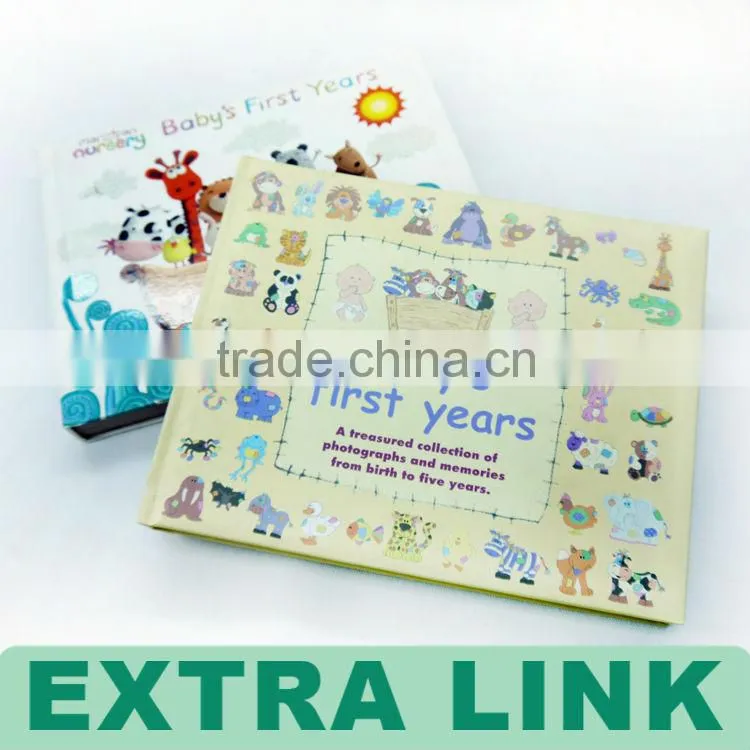 Custom Design Baby Memory Diary Book Printing