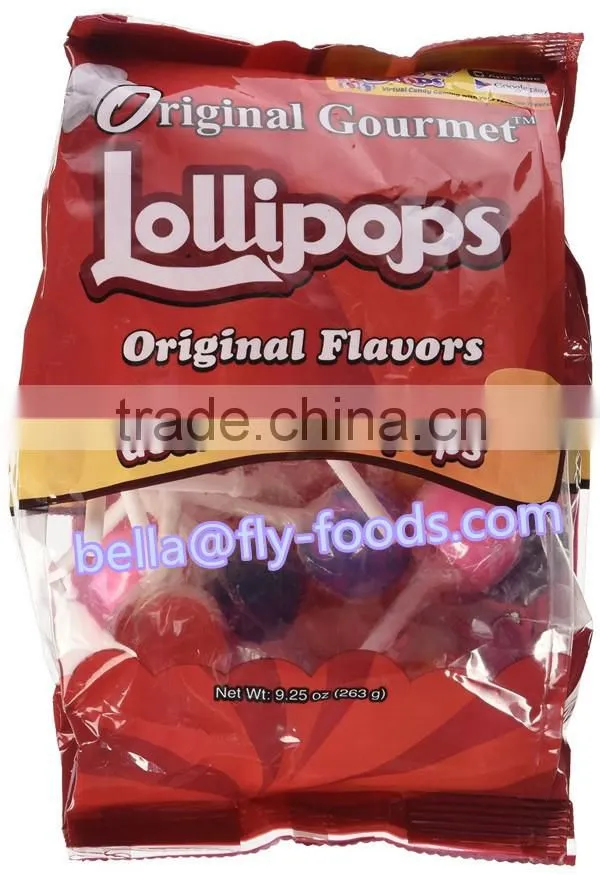 Cream Flavour Original Gourmet Big Bom Lollipop Hard Candy