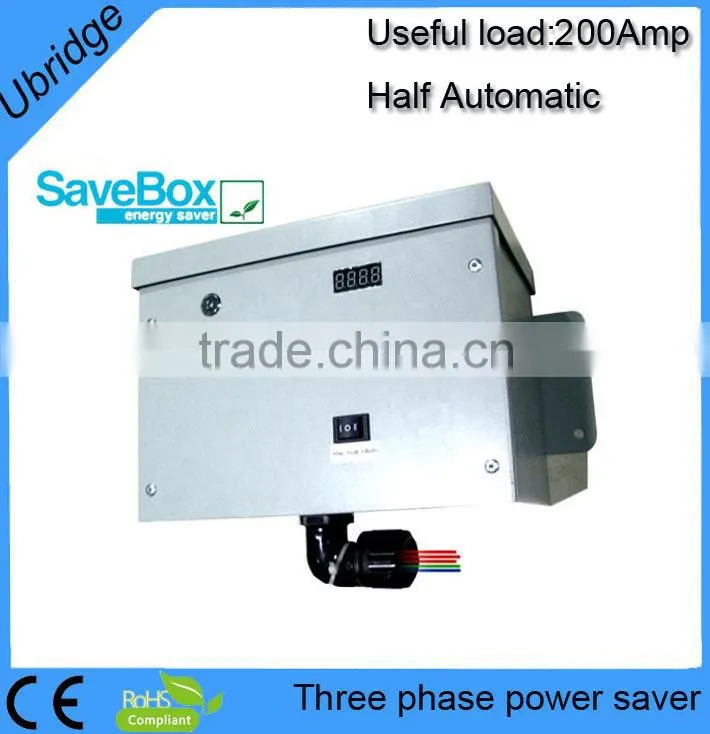 three phase energy saver for industry (Half automatic)