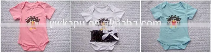 Hot sale thanksgiving baby soft set for girls