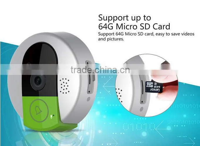 IOS Android pc wifi wireless doorbell camera pre-sale products unlcok wifi doorbell camera