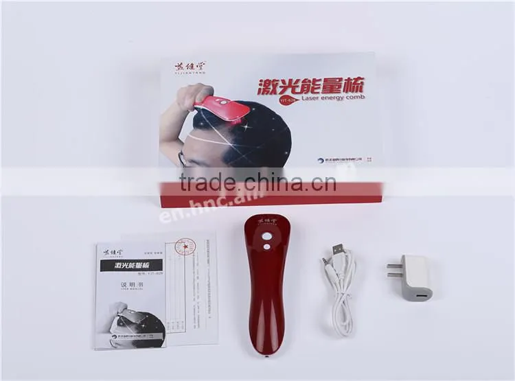 Wholesale hair loss infrared comb massager laser comb