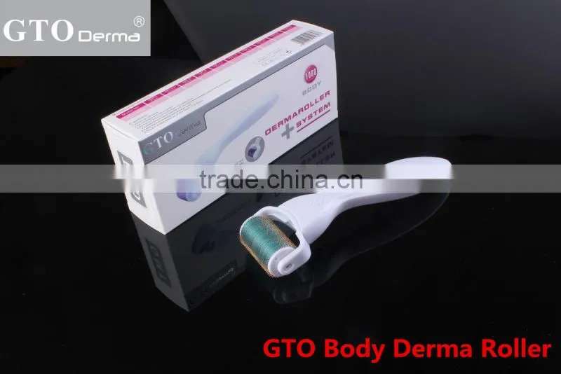 2014 newest medical grade titanium alloy needle 1080 body derma roller