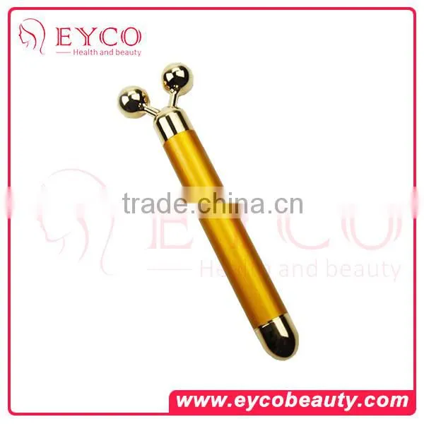 2016 household medical equipments skin care machine T Shape 24k gold facial beauty bar
