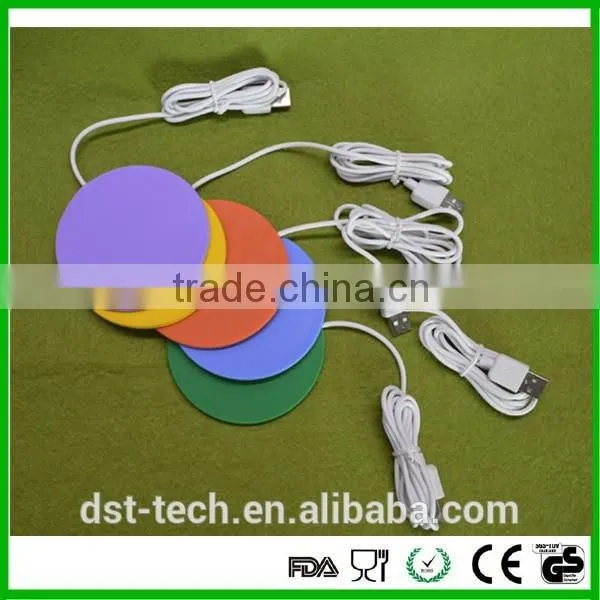 Promotional best quality cardboard soft pvc tea cup coaster