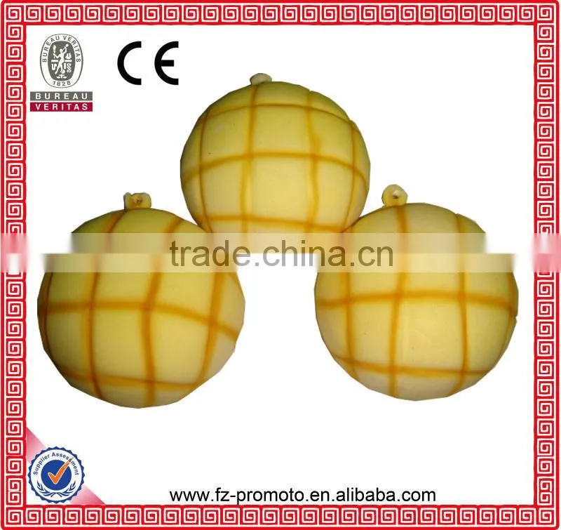 bread shape PU anti stress ball for advertising