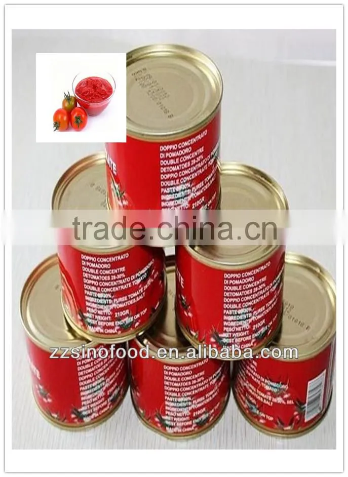 Fresh Tomato Canned Tomato Paste for Canned Metal Tins Canned Food