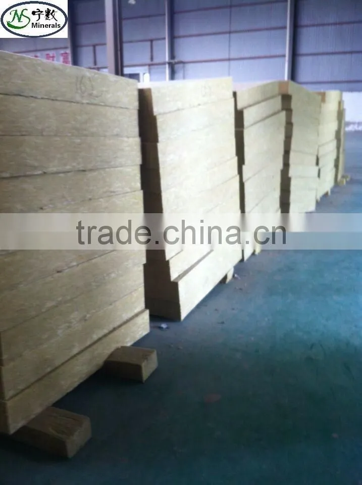 50mm 100kg/m3 Exterior Wall Soundproof Rock Wool insulation Board For Sale