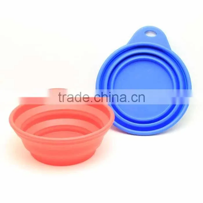 Pop-up Silicone Pet Bowl Travel Bowl For Dogs Cats