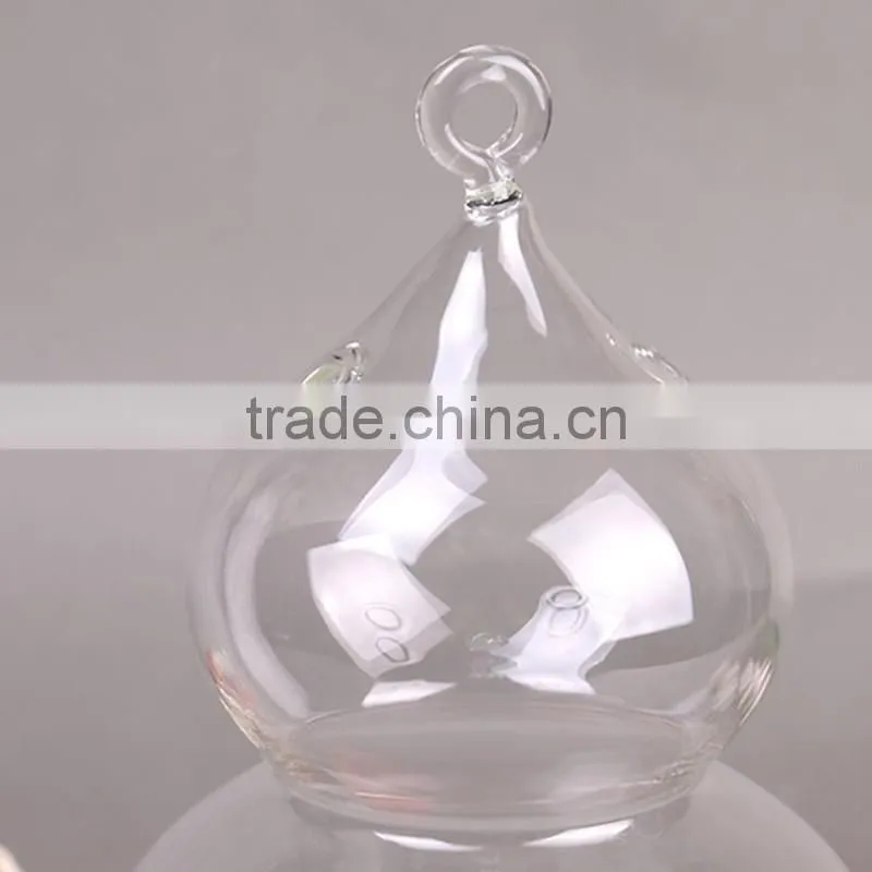 wholesale clear cucurbit glass Vase glass Landscape bottle hole