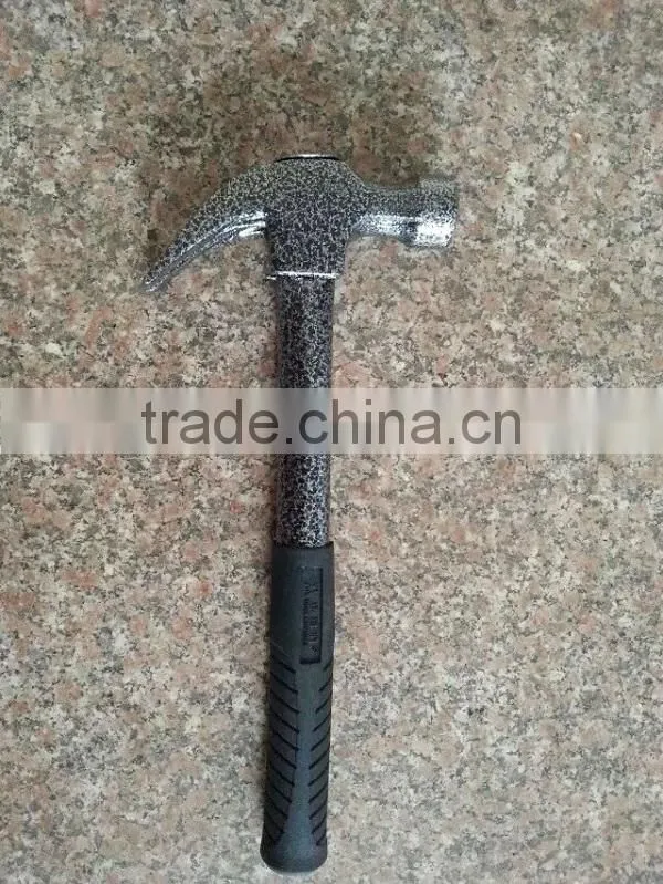 American type claw hammer,carbon steel claw hammer with pipe handle