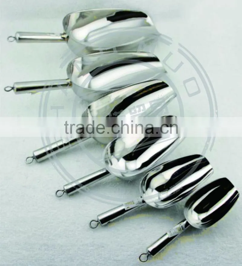 different size high quality stainless steel ice scoop